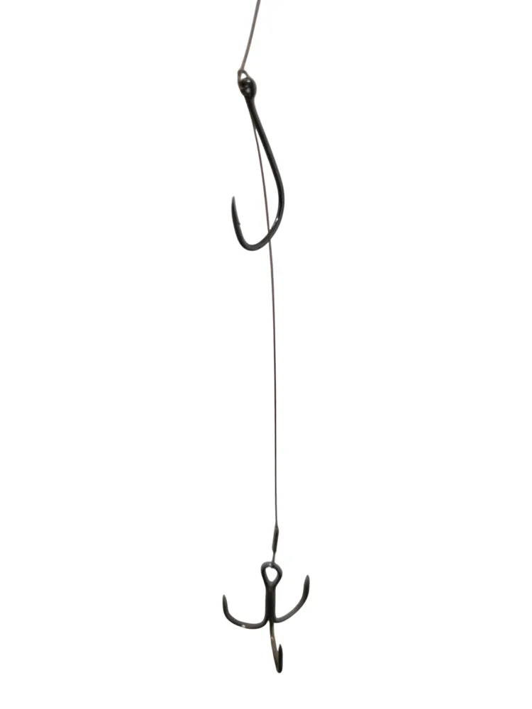 VisiLess® LiveBait 1+3 Hook PRO Series (6,5 kg, 25 cm)
