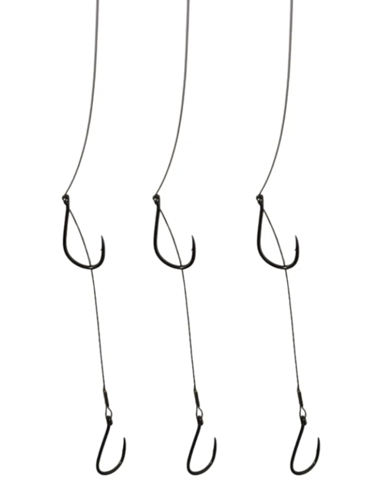 VisiLess® LiveBait 1+1Hook PRO Set 3 ks | 9,6 kg, 25 cm