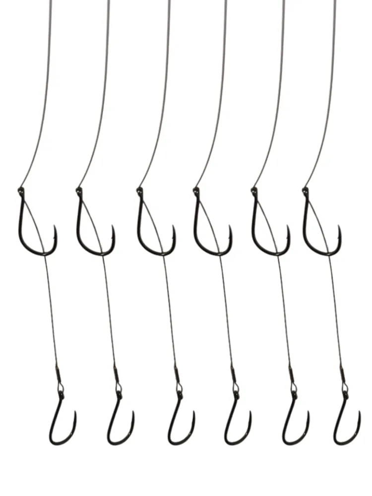 VisiLess® LiveBait 1+1Hook PRO Set 6 ks | 6,5 kg, 25 cm